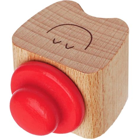 Bois Boîte à Dents de Lait Portable, Rouge, pour Garçon et Filles (1/5)