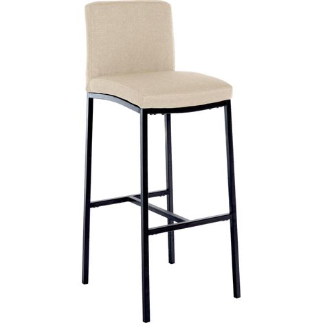 Tabouret de bar Freeport Crème Tissu (1/5)