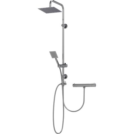 Ensemble de Douche Thermostatique avec Pommeau Pluie et Accessoires Ripon (1/5)