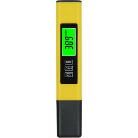 Nouvel Analyseur de Qualité de l'Eau 3 en 1 TDS EC Conductivité avec Compensation de Température et Fonction de Rétroéclairage- (1/3)