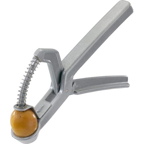 SNOCCIOLATORE SNOCCIOLA LEVA NOCCIOLI IN ALLUMINIO PER OLIVE CILIEGE (21221) (1/9)
