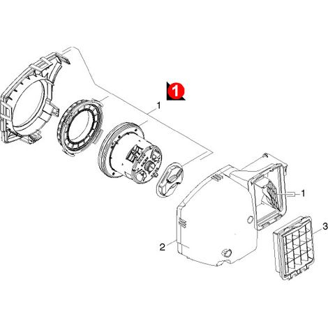 MOTEUR POUR PETIT ELECTROMENAGER KARCHER - 41950170