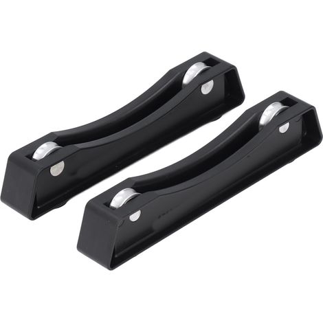 Lot de 2 supports de bobine de filament pour imprimante 3D en ABS noir avec roulement 608ZZ pour Ender 3 CR-10 Chiron (1/5)