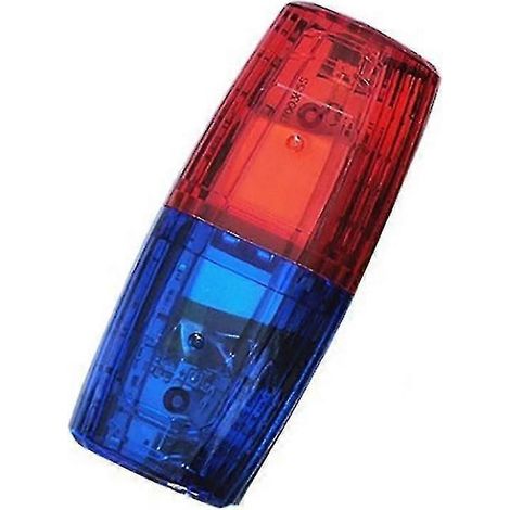 LED-Multifunktions-Blinker-Warnleuchte (rot/blau) mit Clip, USB-Anschluss (1/5)