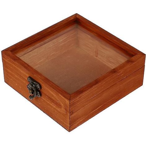 1 boîte en bois de style rétro (1/2)