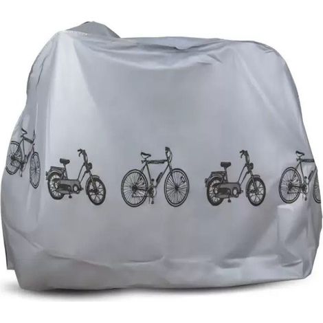 Housse de protection pour vélo et scooter 100×200 cm, bâche imperméable anti‑UV, résistante à la pluie poussière et soleil, protection extérieure pour bicyclette et trottinette (1/5)