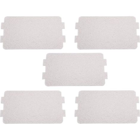 5pcs Plaque à Micro-ondes Remplacement de Feuille de Plaque de mica de Four à Micro-Ondes Mica Feuille Couvercle de Guide d'ondes Hyperfréquences Réparation Accessoire Cuisine Four à Micro-ondes (1/5)