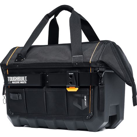 Toughbuilt – Sac à outils XL 145 litres – Dimensions 66 x 58 x 38 cm – Matériaux résistants aux intempéries – Pour chantiers et ateliers