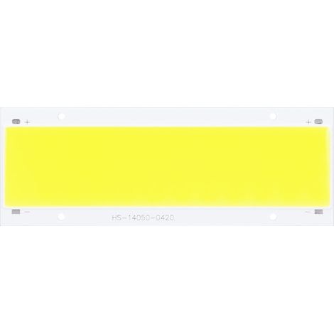 Panneau lumineux LED DIY à puce COB, 1500 lumens, 3000-6500K, 12V, 15W, 140x50mm, blanc chaud, source lumineuse pour lampe