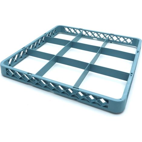 Extension de panier en verre pour lave-vaisselle - 50 x 50 cm - 9 compartiments - Maxima