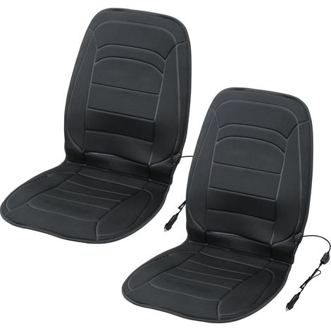 Wolketon coussin de siège chauffant 2pcs 12V Siège avant housse de siège de voiture chauffante universelle Pour voiture maison coussin de siège chauffant (1/5)