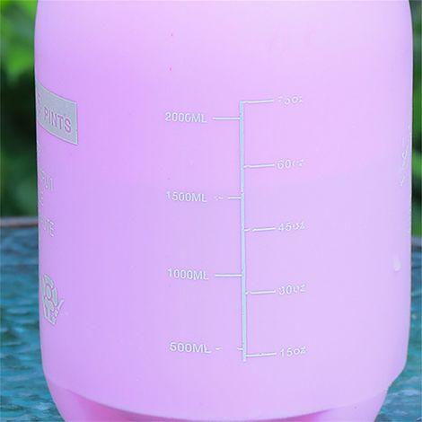 2-Liter-Druckluftsprühflasche mit Verstärkung – Robuste, pinkfarbene Gartengießkanne aus Kunststoff