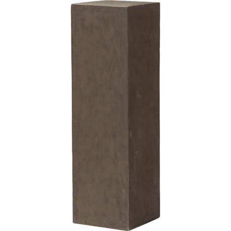 Brauner Terrakotta-Sockel 35X35X120 Cm (1/5)