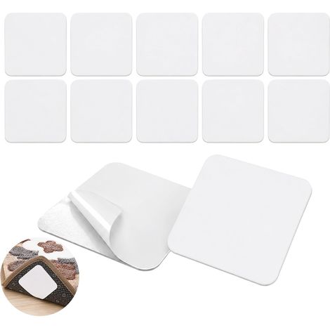 Antiderapant Tapis Parquet 12 Pièces, Patins Antidérapants 100 X 100 mm (1/5)