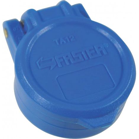 Schnellere Hydrauliksteckdosenabdeckung blau (1/2)