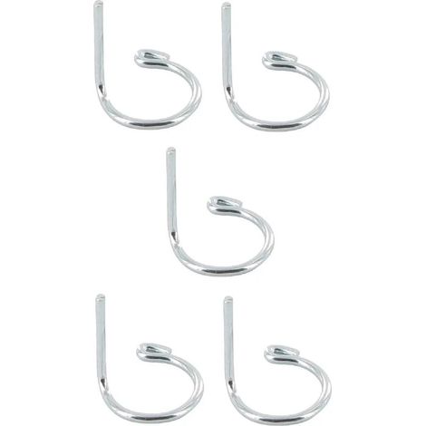 anillos de retención universales para rótula de dirección, de acero cincado, 19 mm de longitud, 13 mm de diámetro de cabeza. Clip para resorte de gas, rodamiento de bolas y otras piezas de repuesto pa (1/2)
