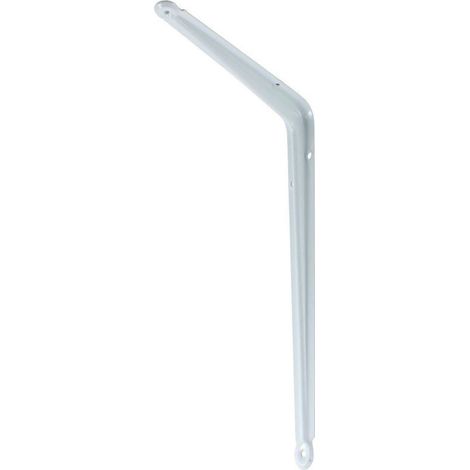 TrAdE Shop Traesio - Reggimensola Supporto Staffa Reggi Mensola In Metallo 12,5x15cm Bianca -