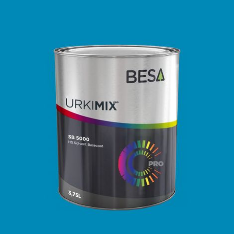 Pot de peinture Polyuréthane / bi composant Bleu Clair RAL 5012 Brillant - 2,5 kg
