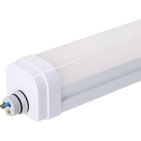 Philips IP66 LED-Leuchte, wasserdicht, koppelbar, 150 cm, dimmbar (35/42/50 W), 160 lm/W, Farbtemperatur: 3/4/6000 K