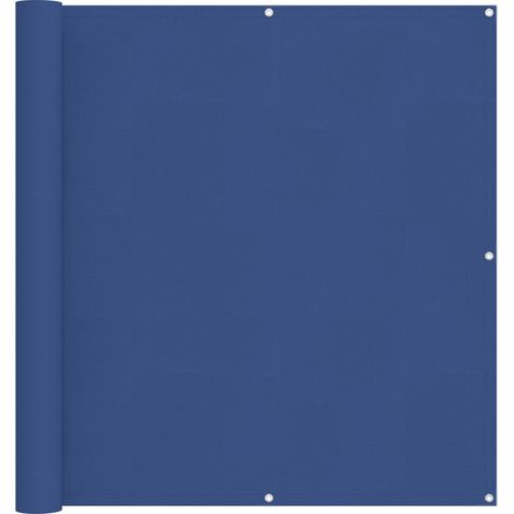 Balkonsichtschutz Blau 110 x 200 cm Oxford-Stoff vidaXL