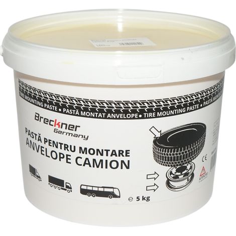 Pasta gialla per il montaggio di pneumatici per camion, 5 kg Breckner Germany (1/4)