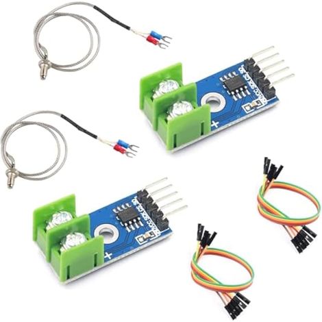 2 capteurs de température MAX6675, type K, compatibles avec Arduino et Raspberry Pi (1/5)