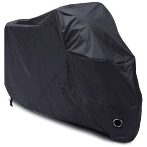 Housse de Protection pour Moto imperméable, résistant au Froid et intempéries 190T Noir Protège de la poussière - M 20090100cm..dyk. (1/4)