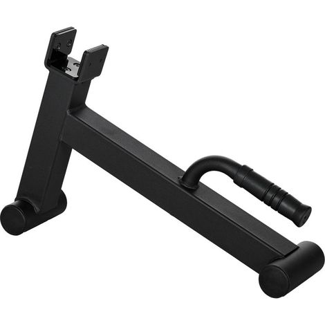 Cric d'haltères supports de barbell en acier avec poignée antidérapante pour musculation à domicile charge max. 200kg (1/5)