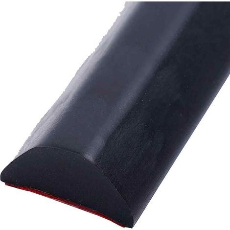 Barrière anti-inondation pliable pour salle de bain (1 pièce), en caoutchouc, pour séparation eau/sec, cuisine et douche. Seuil de douche/cuisine en silicone noir (1/5)