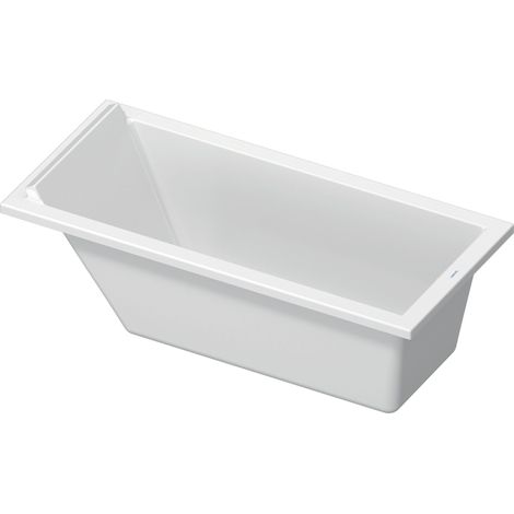 Duravit Starck Baignoire rectangulaire 1 dossier 1500x800 mm - Acrylique blanc (1/5)