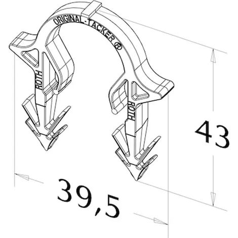 Roth Graffetta originale Roth Tacker E, 1135006302