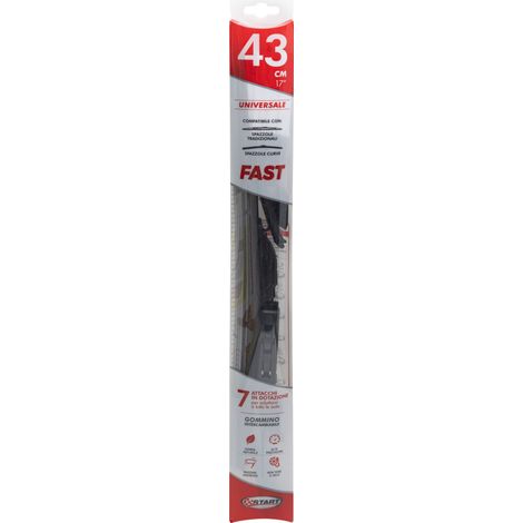 START Spazzola tergicristallo singola Fast Misura 43 cm 17 '' per spazzole (1/5)