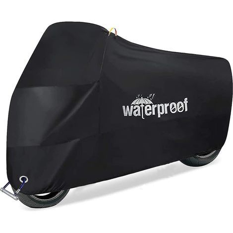 Waterproof bicycle cover, 210T Oxford fabric with UV protection, universal size, full protection for electric bikes, hybrid bikes, mountain bikes and road bikes - 230 x 95 x 125 cm