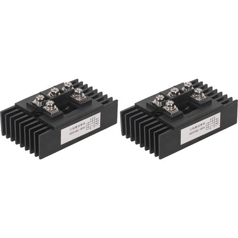 Pont redresseur triphasé (2 pièces) avec radiateur, remplacement pour SQL100A 1600V 100A (1/5)