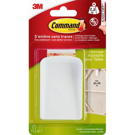 3M Remorque à toile Command TM XL (L x l x H) 85 x 56 x 18 mm blanc Contenu: 1 pc(s) W288392 (1/4)