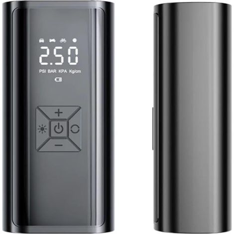 Voiture Compresseur à Air Portatif pour Tesla Model Y 2021 2022 2023 2024 2025, Gonfleur Pneus Voiture Pompe Rechargeable Accessoire (1/5)