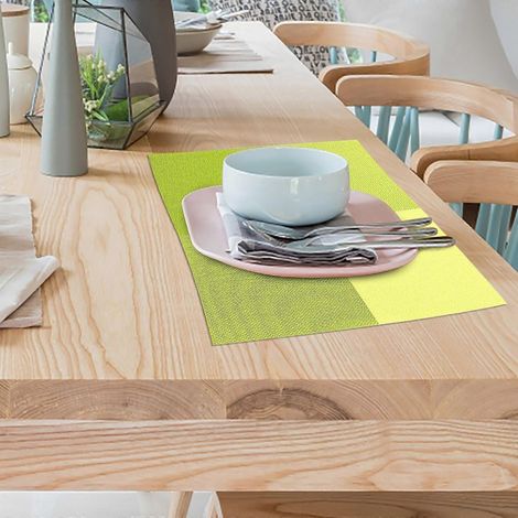 Sets de table faciles à nettoyer, lavables et essuyables, pour l'extérieur et la cuisine. Décorations modernes pour la Saint-Valentin. (1/5)