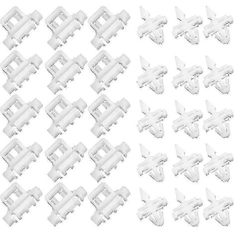 Clips de garniture 2025 pour Mercedes-Benz W124 S124 W201 A124 C124, moulure de panneau de porte, 30 pièces, OEM 0019884981 0019885181 (1/5)