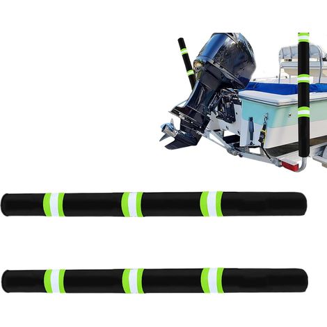 Poteaux Guides de remorque Coussin imperméable Robuste Guide de remorque 2 pièces pour bateau de ski Pour mer, lac, rivière, eaux salées & douces, mise à l'eau, amarrage (1/5)