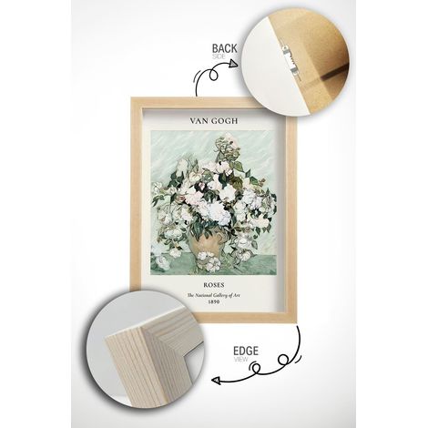 Arte de pared de MDF con marco Painting Multicolor (1/3)