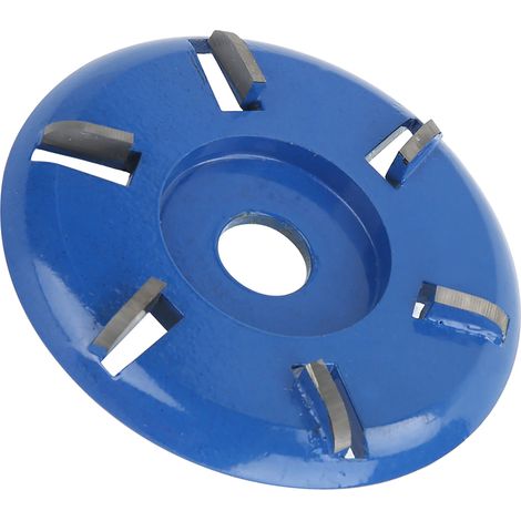Disque de sculpture sur bois en acier, fraise 6 dents pour meuleuse d'angle, accessoire de travail du bois, lame arc. (1/5)