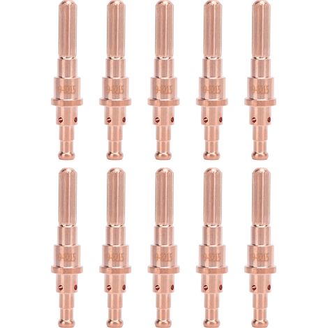 Elettrodi al plasma in ottone di ricambio 9-8215, 10 pezzi, per torcia da taglio termodinamica SL60 SL100. (1/5)