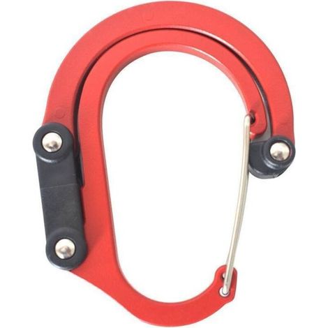 Mousqueton - D Aluminium Rotatif - Pour Escalade Camping Randonnée - 1 Pièce (1/2)