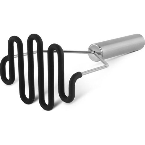 Presse Puree Inox Pas de BPA Presse Purée Manuel Pour Ecrase Pomme de Terre,Patate Douce,Des Légumes,Sécurité du lave - vaisselle.(1,Noir)-Fei Yu (1/5)
