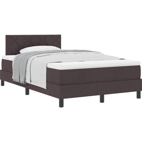 Maison Exclusive - Boxspringbett mit Kissen Dunkelbraun 120 x 200