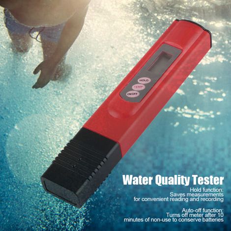 Moniteur Numérique LCD de Qualité de l’Eau – Mesure TDS pour Aquarium, Piscine et Eau Potable