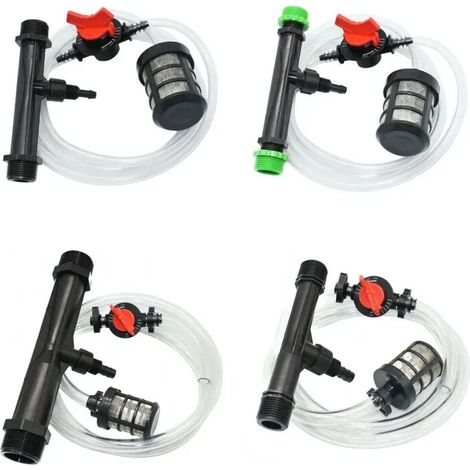 (D)1/2" 3/4" 1" 1,5" Filetage pour l'irrigation agricole, injecteur d'engrais Venturi, raccord pour irrigation de serre, injecteur d'ozone