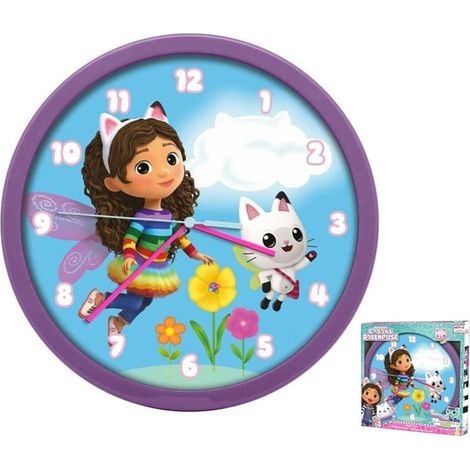 Horloge murale Gabby's Dollhouse 25 cm