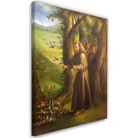 Tableau sur toile Saint François d'Assise 40x60 (1/4)