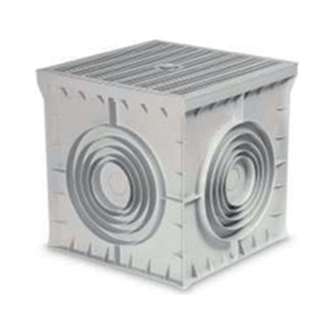 Scatola con coperchio cieco 4 uscite 40x40x40cm Gaestopas GG404040